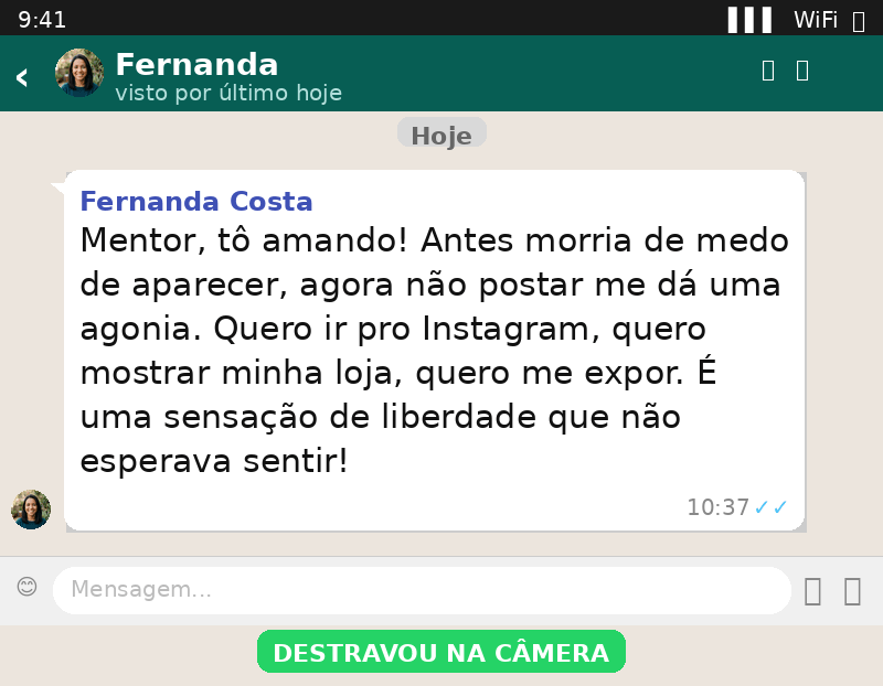 Depoimento Fernanda Costa