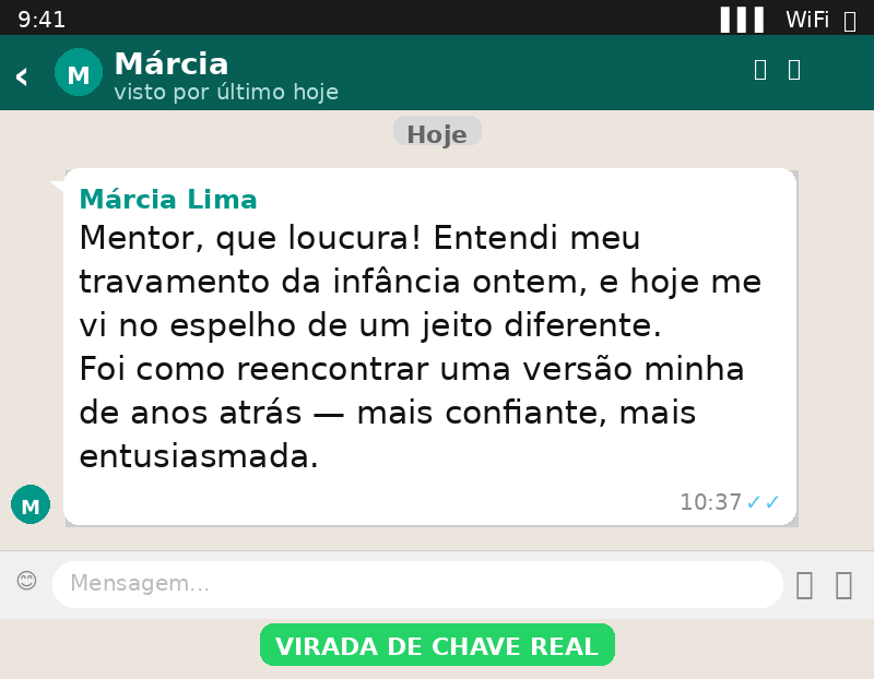 Márcia Lima — virada de chave real
