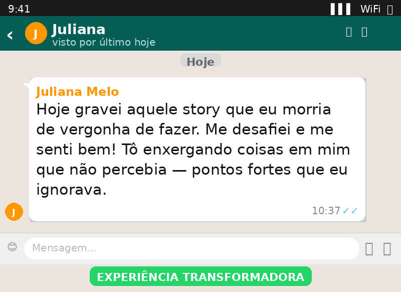 Depoimento Juliana Melo